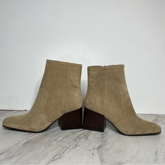 New! Blondo Salome Tan Suede Bootie 8 1/2 - Picture 7 of 15